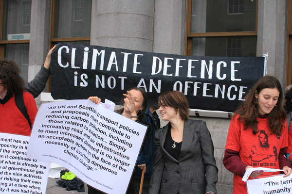Climate Defence is not an Offence