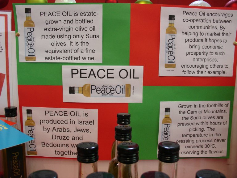 Peace Oil all working happily together
