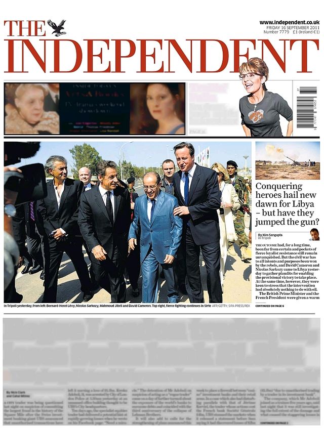 The Independent, 16 September 2011