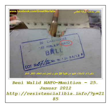 Beni Walid NATO-Munition