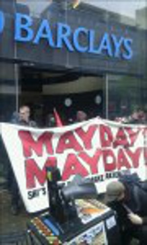 Barclays demo in Manchester