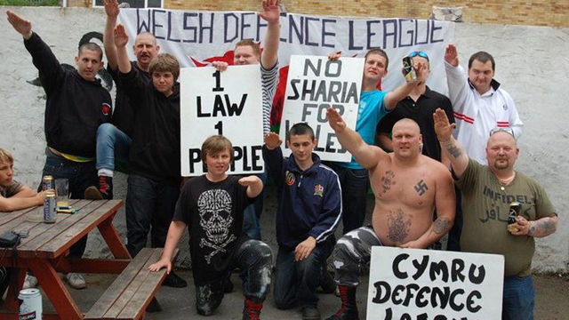 EDL show their true colours in Wales