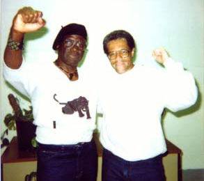 Albert Woodfox, left, with Herman Wallace, right