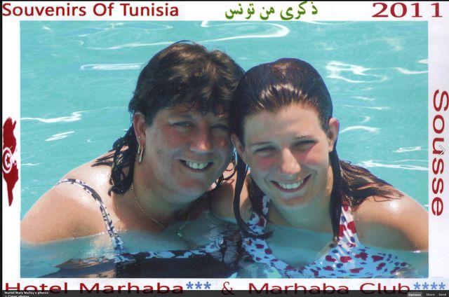 'Souvenirs of Tunisia' Muriel Malley (left) Natasha Malley (right