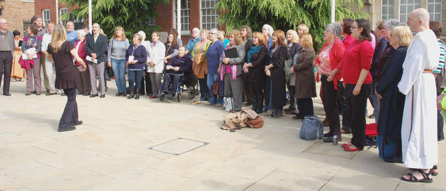 Service for Peace with Wrexham Community Choir