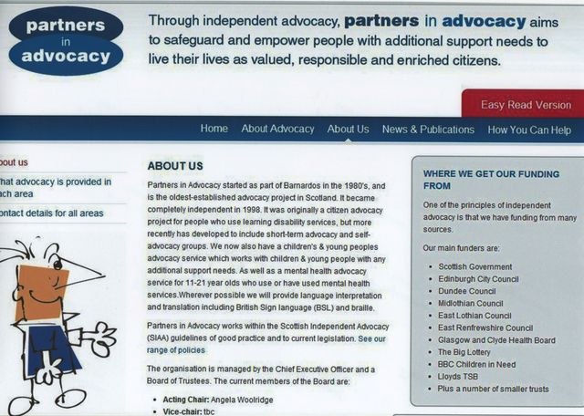 Partners in Advocacy.