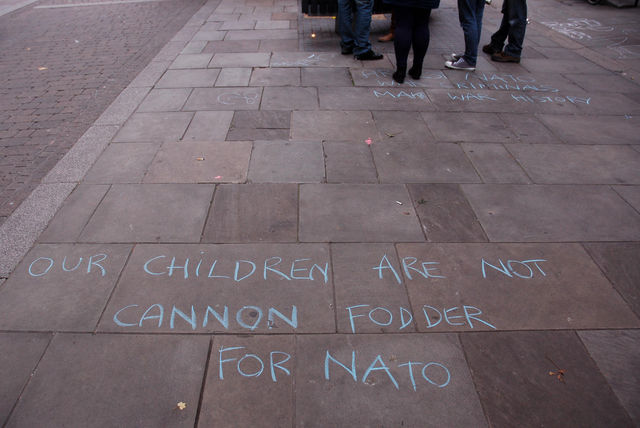 Our children are not cannon fodder