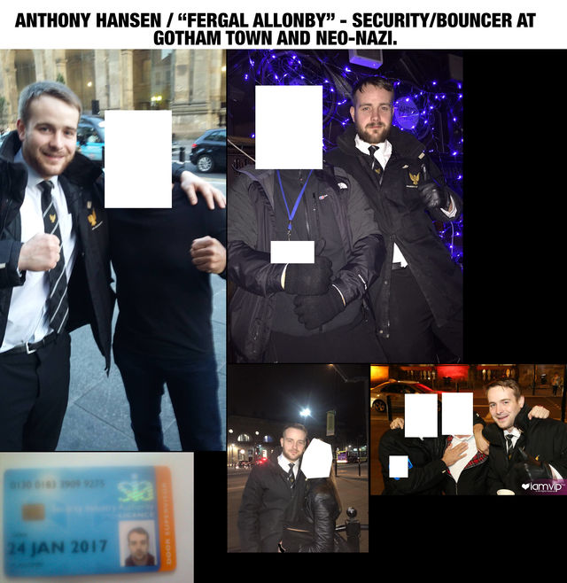 Anthony Hansen works as a Bouncer/Security at Gotham Town
